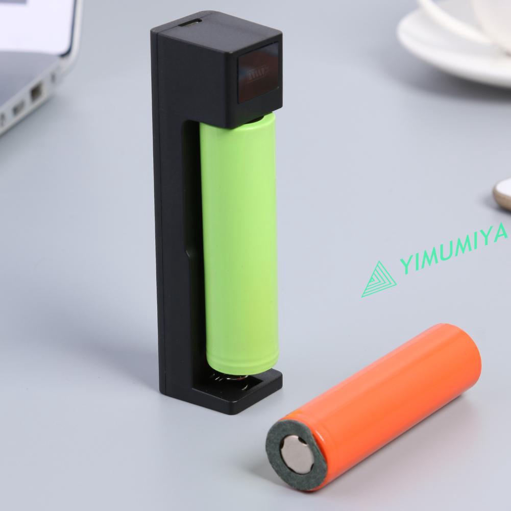 YI 18650 Battery Quick Charging Charger Portable USB Lithium Battery Charger