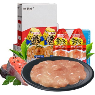 Súp dinh dưỡng/ súp thưởng cho mèo Inaba Kin no Dashi Cream 30g