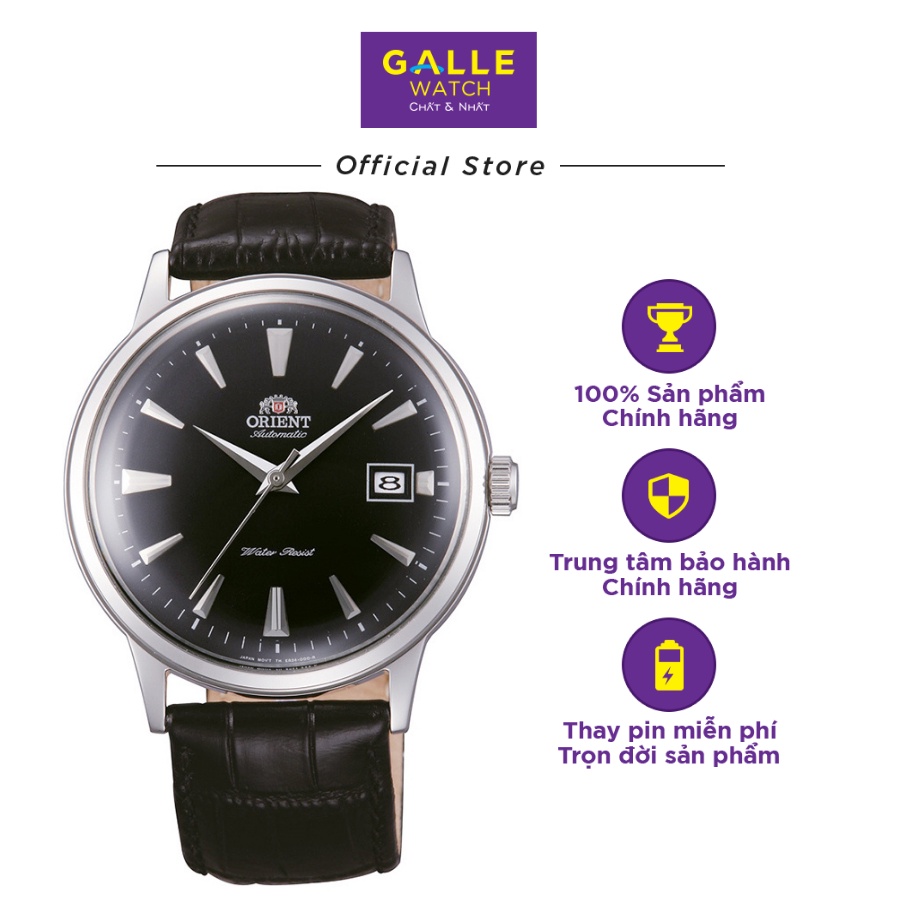 Đồng hồ cơ nam Orient FAC00004B0 mặt kính cứng chống va đập, chống nước 3 ATM, dây da thời trang cao cấp chính hãng