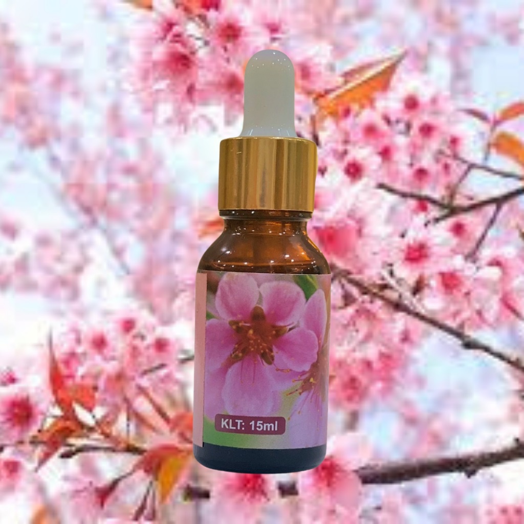 Tinh Dầu Hoa Anh Đào Thiên Nhiên Nguyên Chất Dung Tích 10ML Xông Phòng Toả Hương Thơm Sạch Không Khí, Khử Mùi Diệt Khuẩn