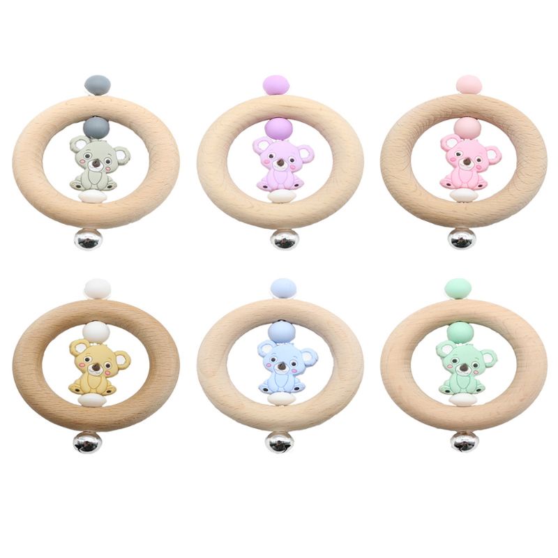 Lục Lạc Hình Gấu Koala Dễ Thương Cho Bé Sơ Sinh Mọc Răng