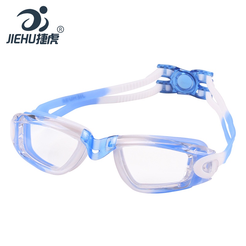 Kính bơi trẻ em cao cấp Jiehu 5 đến 16 tuổi 360 góc nhìn, hạn chế sương mờ ngăn nước tuyệt đối
