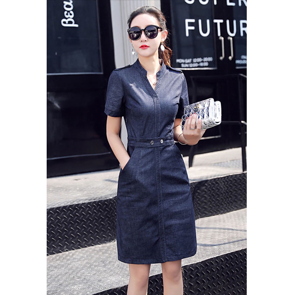 ĐẦM JEAN DÁNG ÔM CAO CẤP