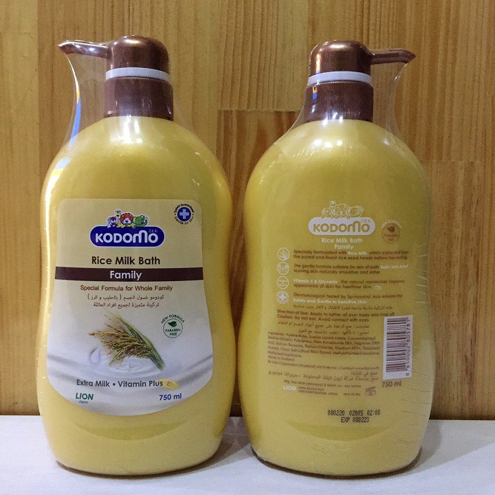 Sữa tắm Gạo Kodomo Rice Milk Family 750ml Thái Lan