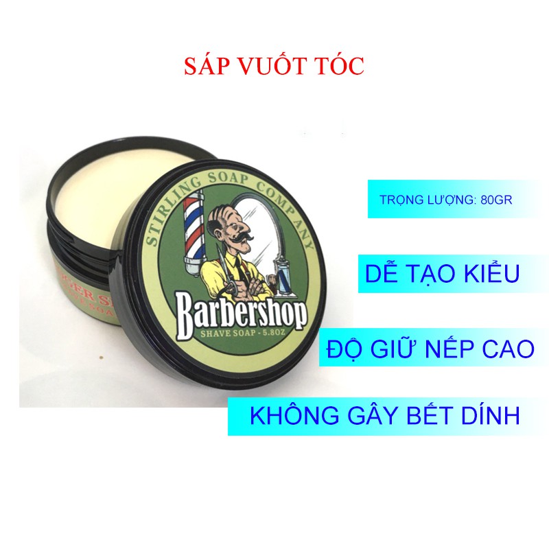 Sáp vuốt tóc tạo kiểu undercut BARBERSHOP giá rẻ MN02