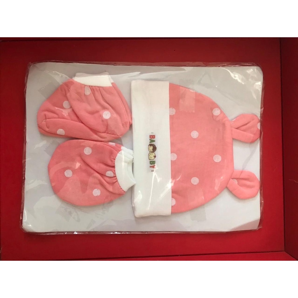 Set mũ, bao tay, bao chân cho bé