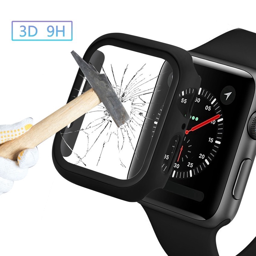 Kính Cường Lực Bảo Vệ Màn Hình Cho Đồng Hồ Thông Minh Apple Watch 38 42mm 40 44 mm Series 6 Se 5 4 3 2 1