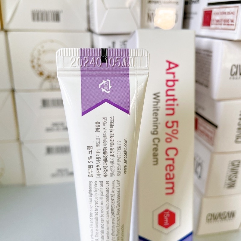 Kem dưỡng trắng siêu nhanh arbutin 5% hàm lượng cao cream whitening - Hàng chính hãng