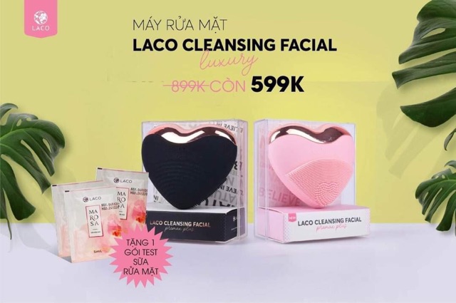 MÁY RỬA MẶT LACO LUXURY nâng cơ, rửa mặt, đẩy tinh chất, tăng sinh collagen dưới da, đánh tan nọng cằm) | BigBuy360 - bigbuy360.vn