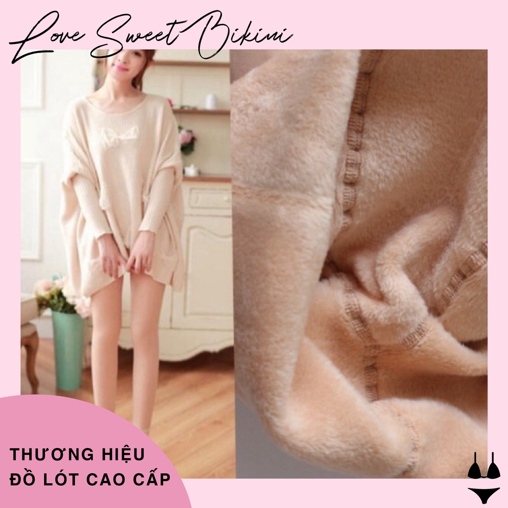 Quần Tất Nữ Lót Lông Màu Da Đen siêu ấm