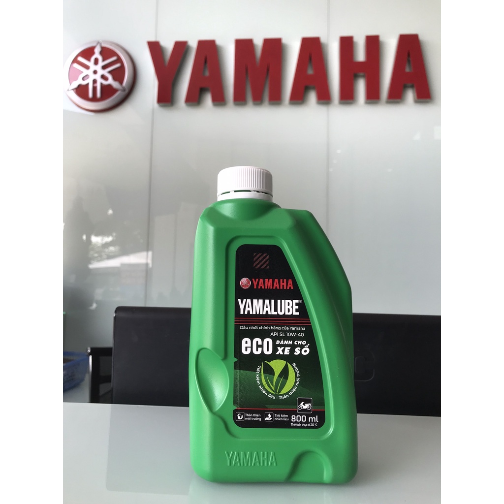 Dầu nhớt xe số, xe exciter (chính hãng Yamaha) Yamalube Eco API SL 10W - 40 - Xe máy Hương Quỳnh