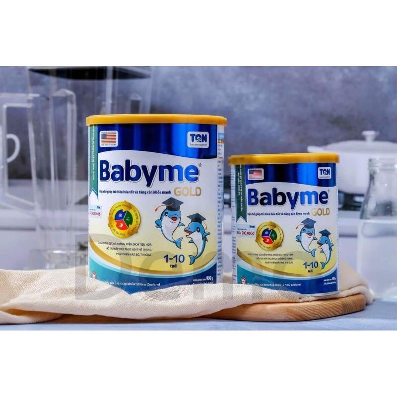 sữa babyme gold 1-10t 900g date mới