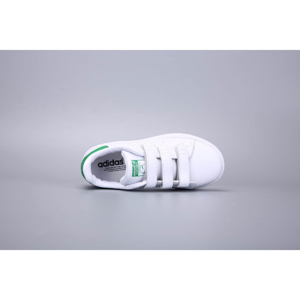 100% nguyên bản Adidas Stan Smith cho giày trẻ em màu xanh lá cây