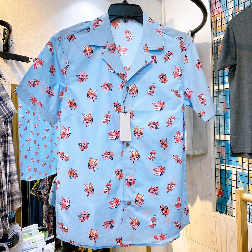 Sơ mi họa tiết mùa hè