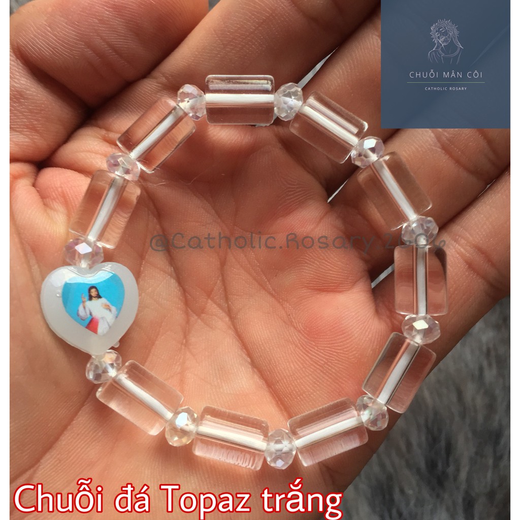 Tràng Hạt, chuỗi Mân Côi đá Topaz