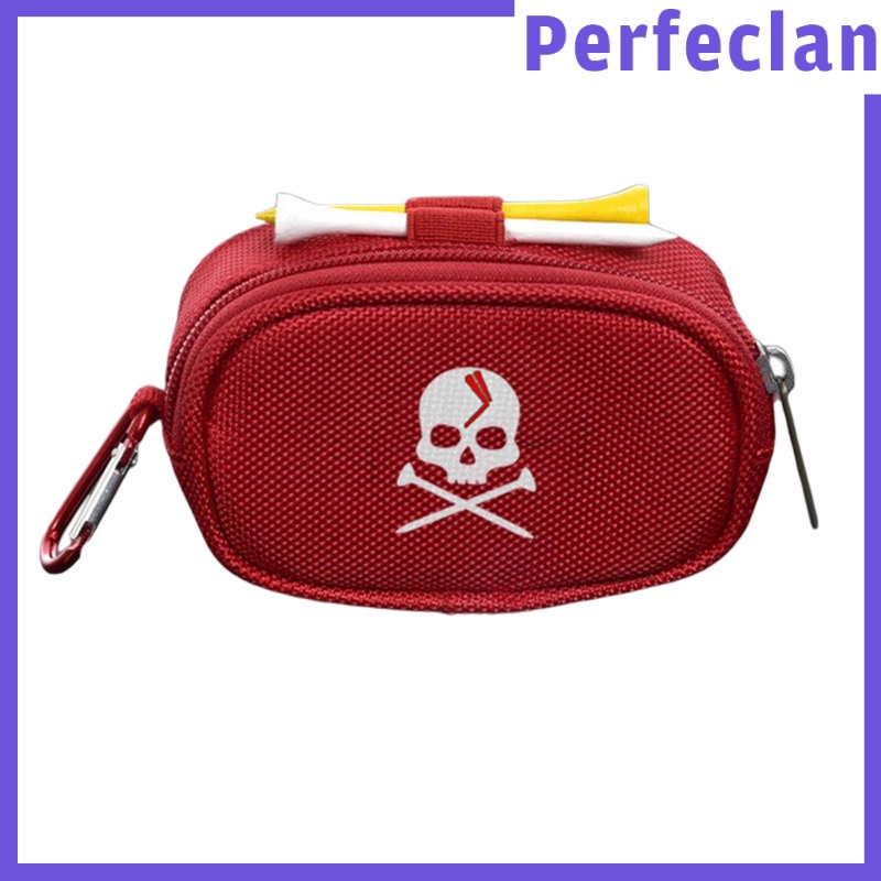 Túi Đựng Bóng Golf Đeo Thắt Lưng Màu Đen Có Khóa Kéo