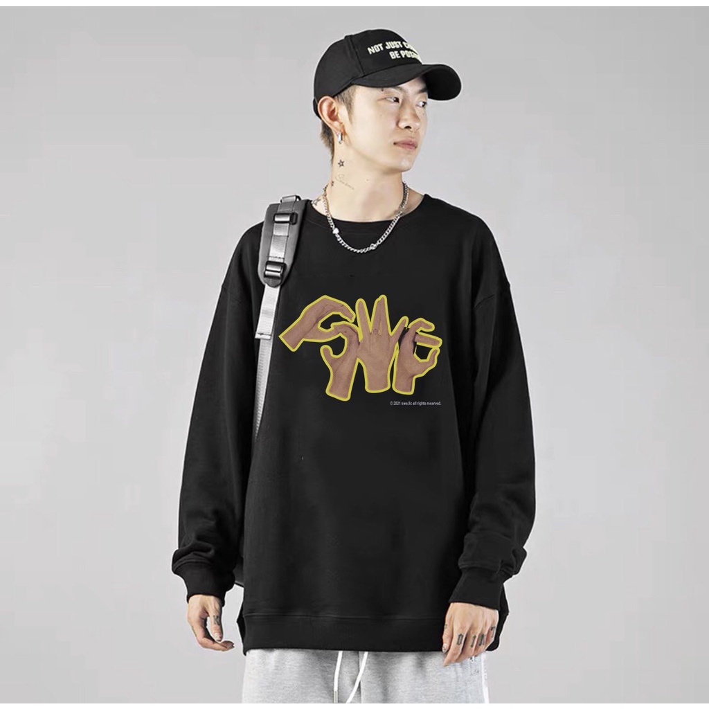 Áo nỉ Sweater SWE Nam Nữ, Form RỘNG CHUẨN Xu Hướng, áo Tay dài nỉ bông Cao Cấp Unisex. KKIM Style