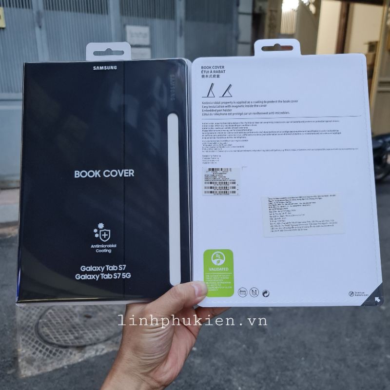 BAO DA SAMSUNG GALAXY TAB S7 BOOK COVER EF-BT870 CHÍNH HÃNG | BigBuy360 - bigbuy360.vn