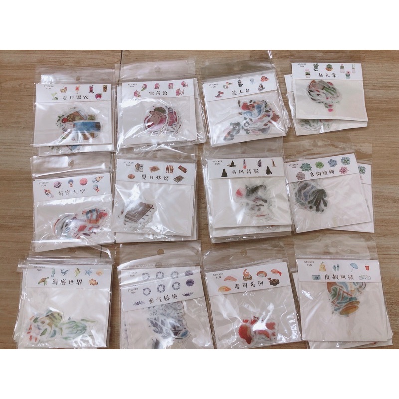 Sỉ 40 túi sticker siêu siêu ưu đãi