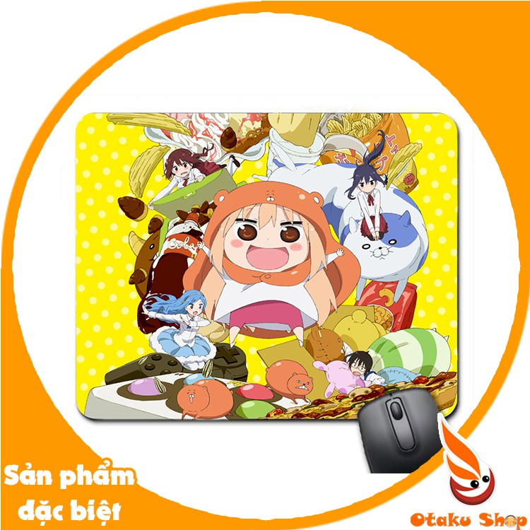 Lót chuột cao su, Bàn di chuột, mouse pad 20x24 Anime Himouto! Umaru-chan mẫu 4 - Otaku Shop