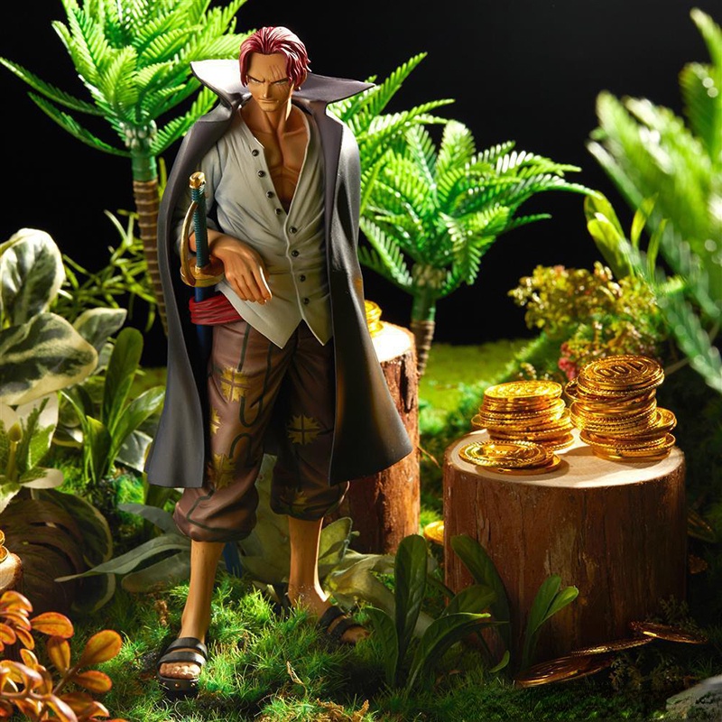 Mô Hình Nhân Vật Anime One Piece Tóc Đỏ Bằng PVC