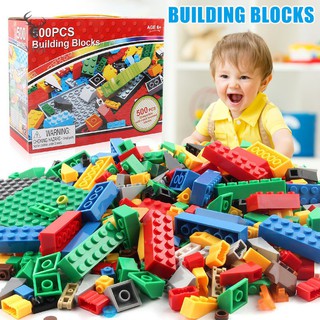 Set 500 Khối Lắp Ráp Nhiều Màu Cho Bé Phát Triển Trí Tuệ