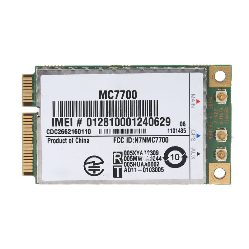 Card Không Dây kích thước Mini Pci-E 3g/4g Wwan Gps Mc7700 Pci Express 3g Hspa Lte