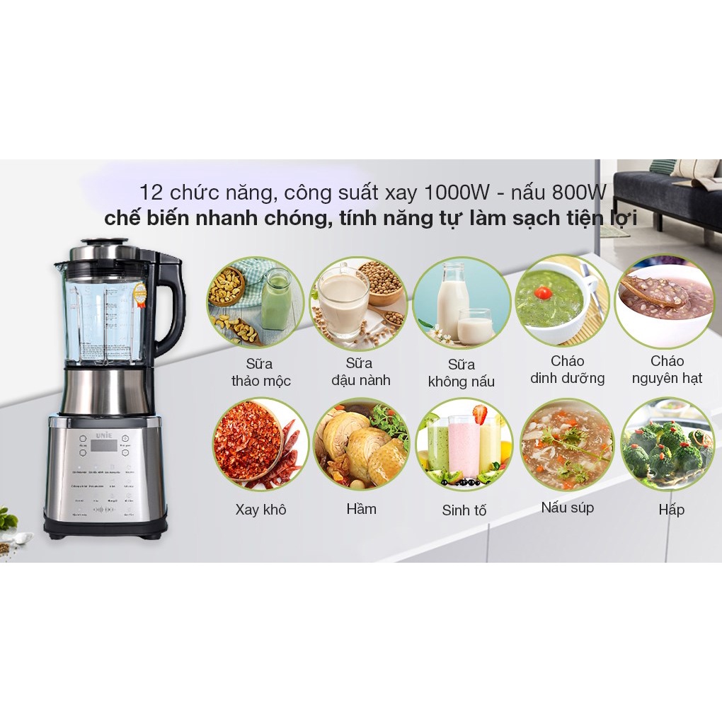 Máy làm sữa hạt Unie V8S