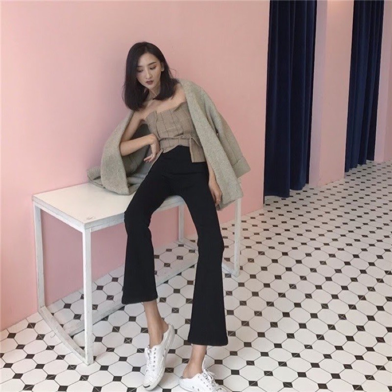 Quần ống loe xuất Nhật