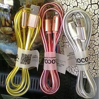 Cáp Iphone Lightning Hoco UPL12 đèn LED hỗ trợ báo đầy pin