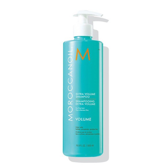 Dầu gội Moroccanoil Extra Volume Shampoo 500ml tăng độ phồng cho tóc dày, bồng bềnh hơn