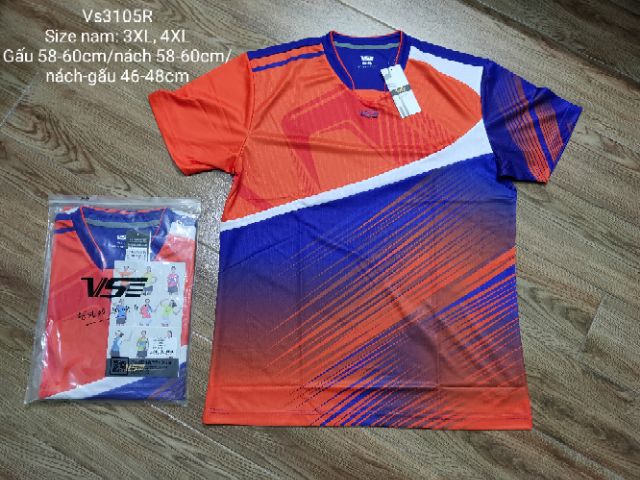 Áo thể thao nam size 3XL - 4XL
