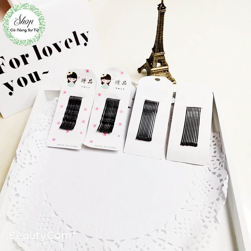 Set 10 kẹp tăm ghim tóc mái dày dặn, chắc chắn – phụ kiện tóc tiện lợi cho các bạn gái - Cô nàng sư tử