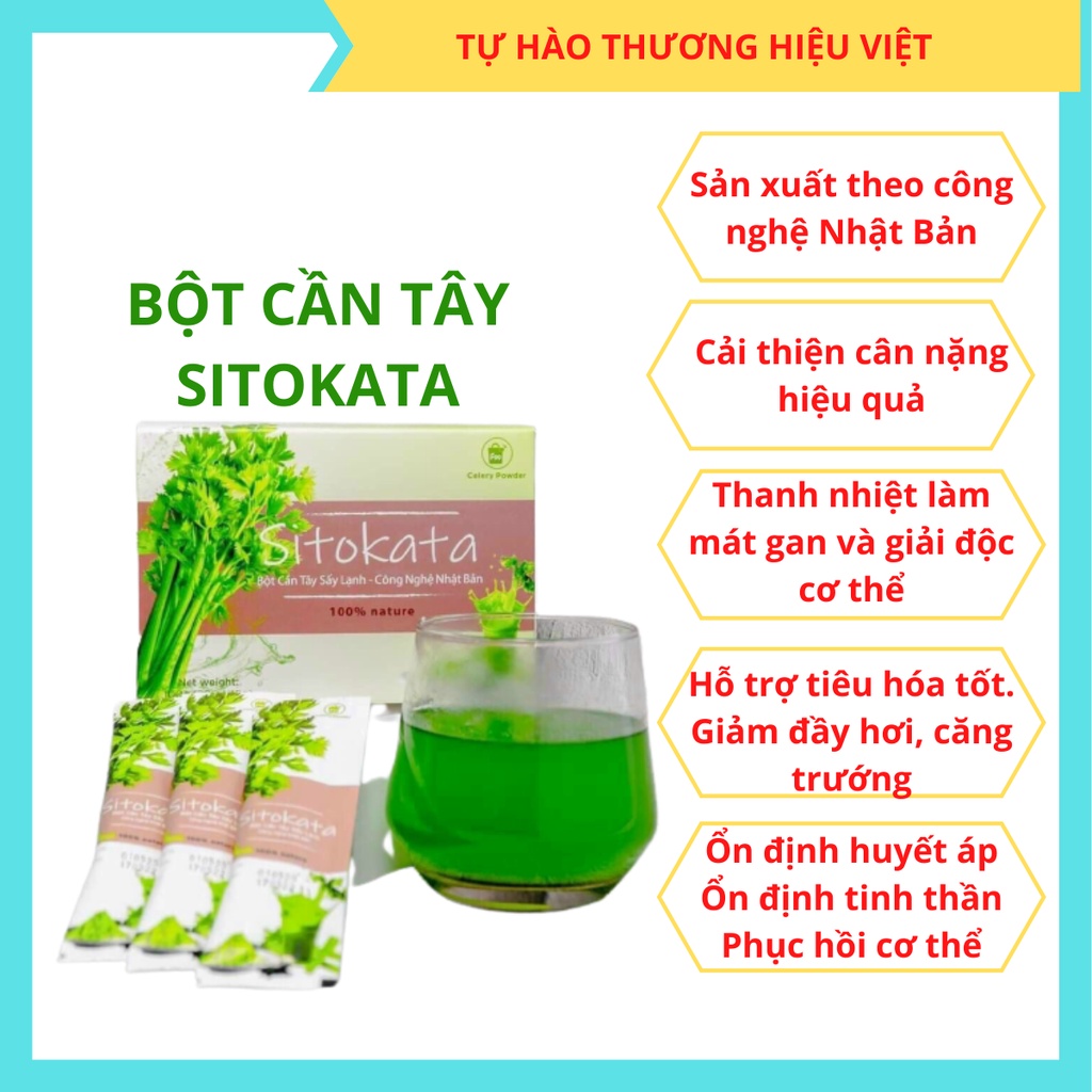 Bột Cần Tây SITOKATA - Hộp 20 gói