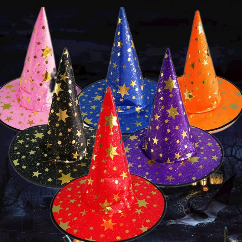 Nón phù thủy hóa trang Halloween cho nam và nữ