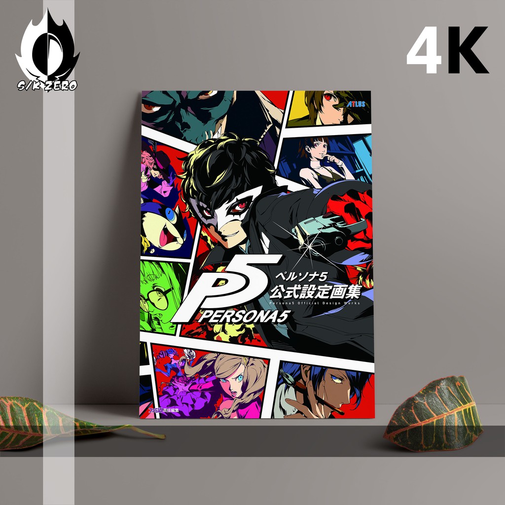 Poster Anime Persona 5 (4K) Cỡ A3