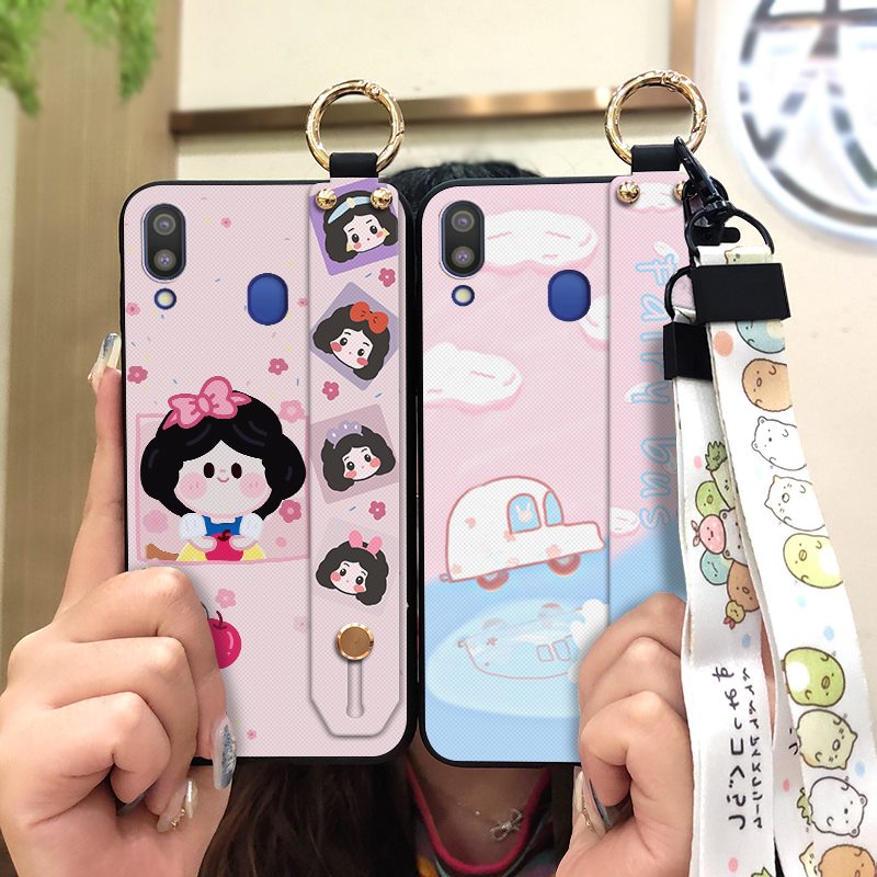 Ốp Điện Thoại Bền Chống Nước Chống Va Đập Có Giá Đỡ Và Dây Đeo Cho Samsung Galaxy M20/SM-M205FD