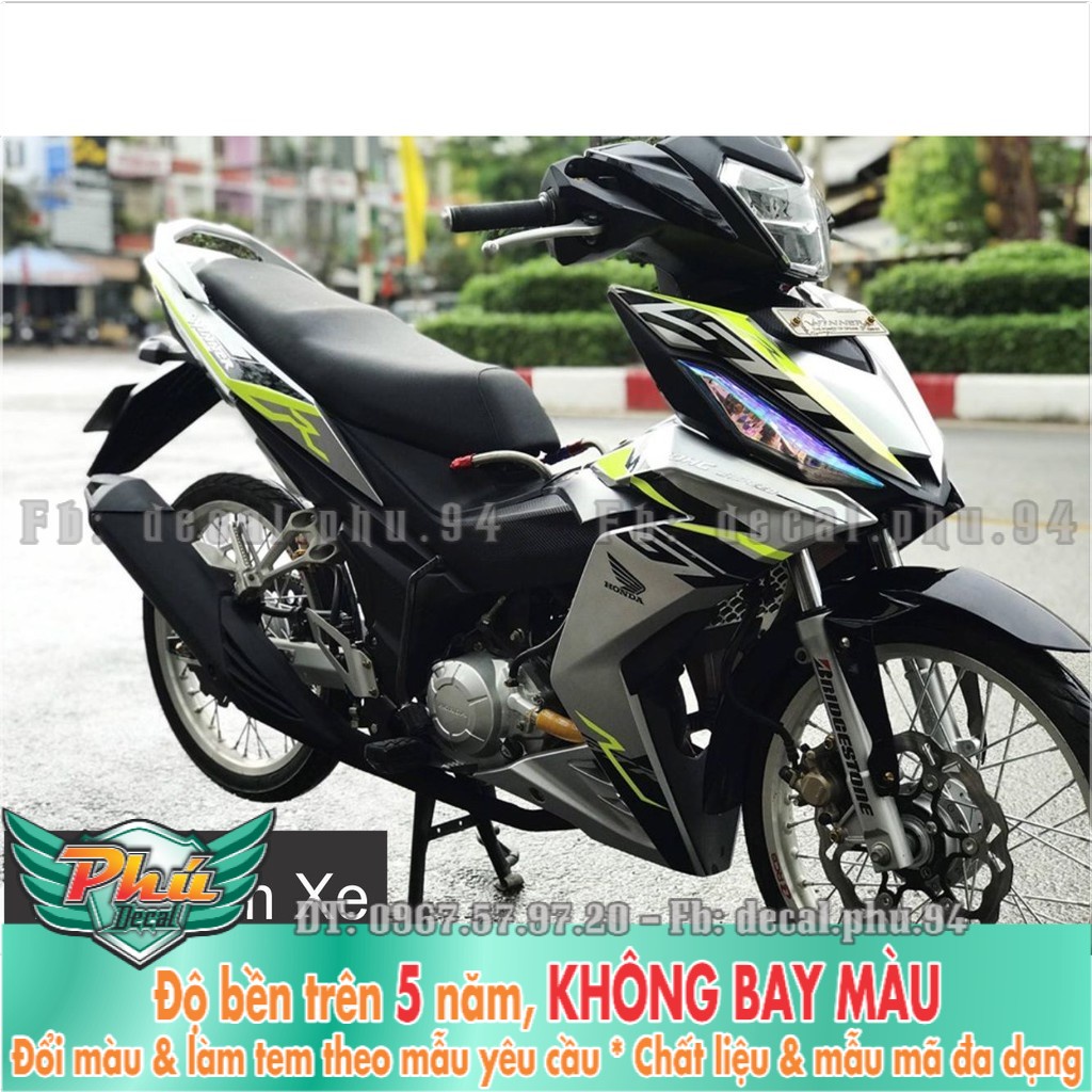 Tem rời Winner v1 gtr 150 xe bạc 2 -1