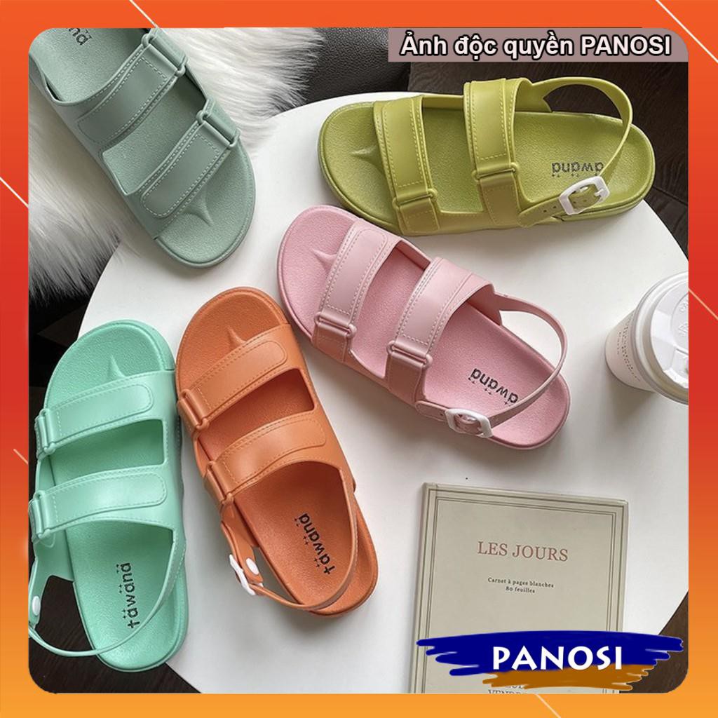 Dép nữ quai hậu bánh mỳ sandal nhựa siêu nhẹ cao cấp D349