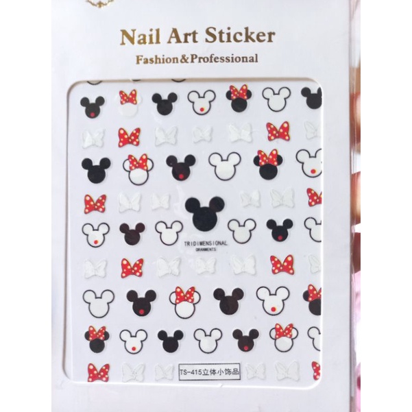 sticker dán móng, sticker Hot,phụ kiện trang trí