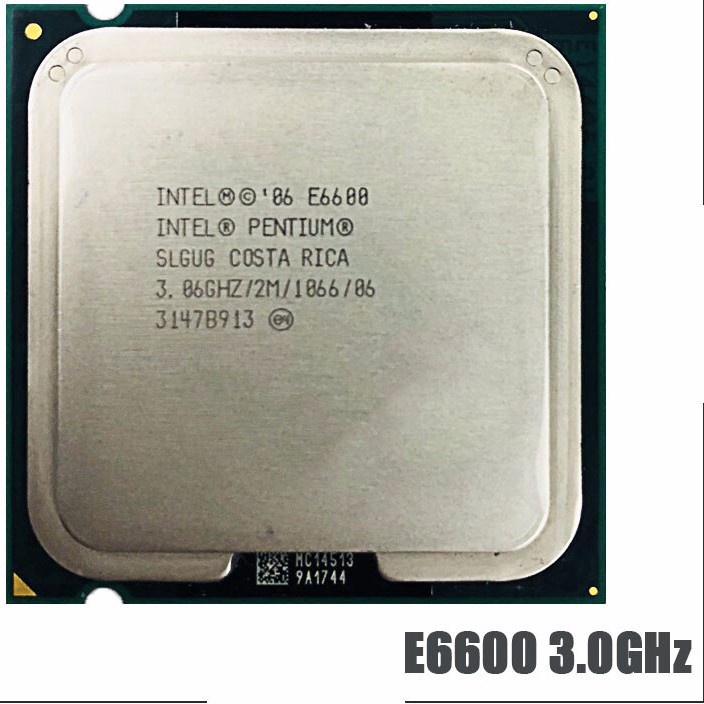 Cpu pentium e6600 3.06GHz socket 775 test ok