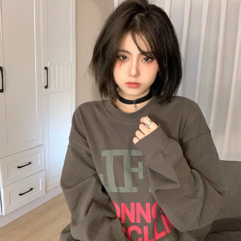 NRVP Áo Hoodie Dáng Rộng Thời Trang Hàn Quốc 2022 Dành Cho Nữ