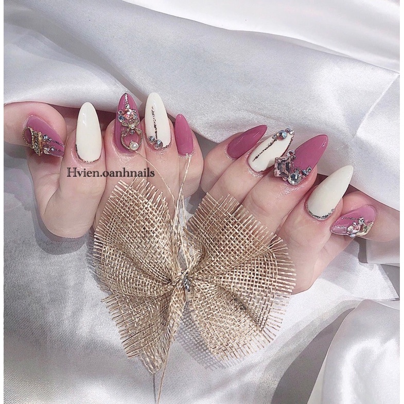 Sơn gel MLADEA màu đen trắng đỏ mận đỏ tươi tím hoa cà mã 73 đến 90