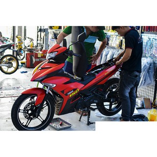 Tem trùm exciter 150 đỏ đen, độ team trùm decal xe máy ex dán đời 2015-2020