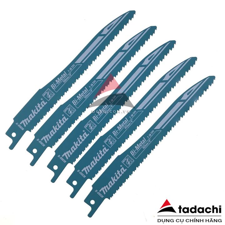 Lưỡi cưa kiếm kim loại 152x18x0.9mm Makita B-05038 (1 lưỡi) | Tadachi