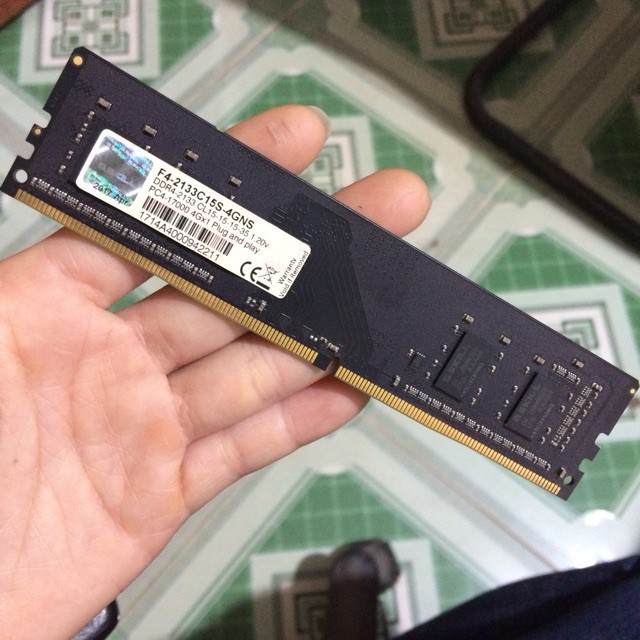 Ram DDR4 4GB bus 2400MHz các hãng