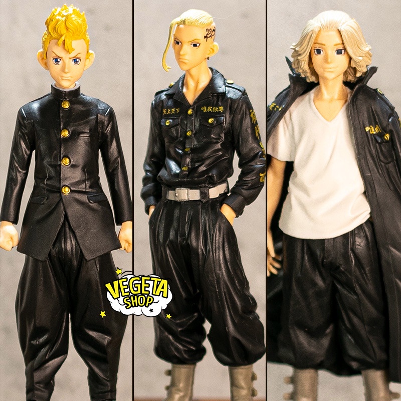 Mô hình Tokyo Revengers - Takemichi Chifuyu Mikey Draken Baji Atsushi Akkun Hinata - Tokyo Manji Touman - Cao 16~18cm