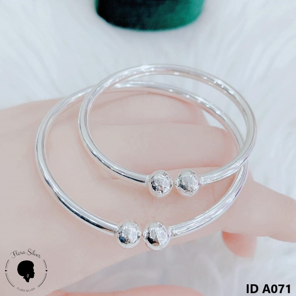 Bộ vòng bạc cua cho mẹ và bé FLORA A071