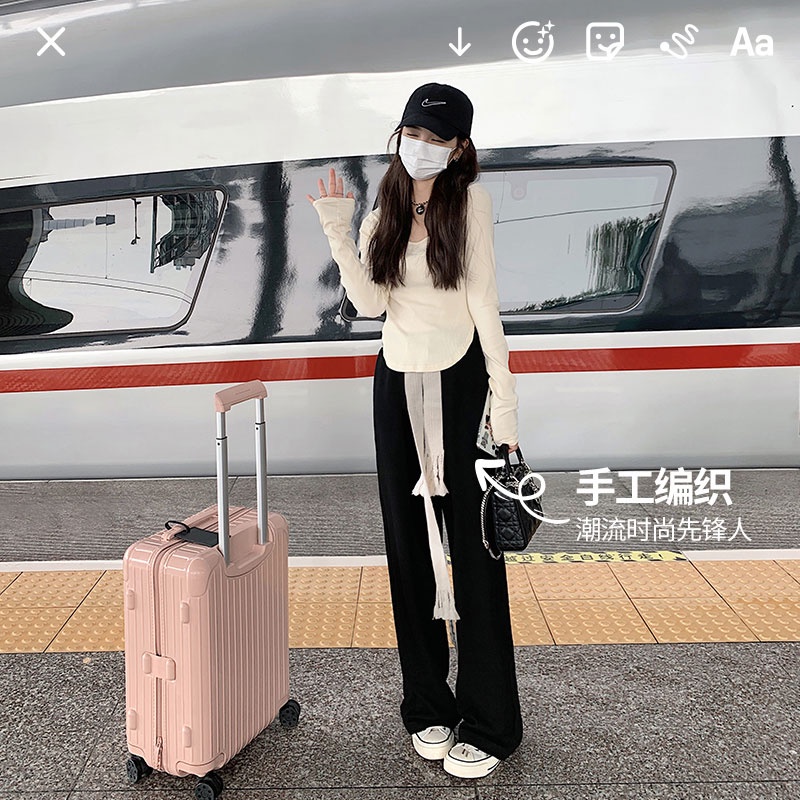 NRVP Quần Thể Thao Ống Rộng Phong Cách Thời Trang Hàn Quốc Dành Cho Nam Và Nữ