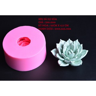 Khuôn Silicone Sen Đá Đại Đóa